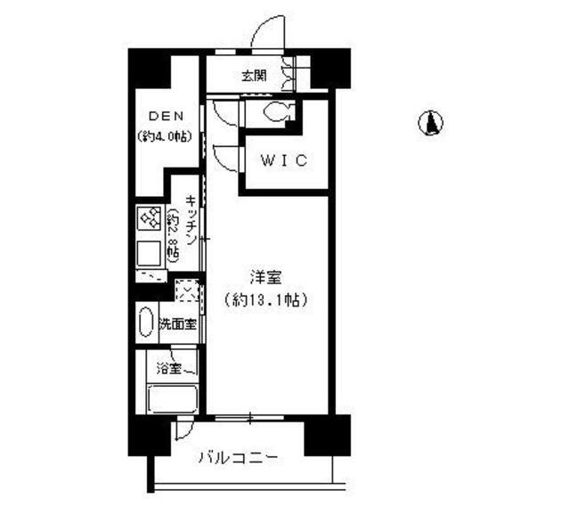 パークキューブ東品川（214） 間取り図画像