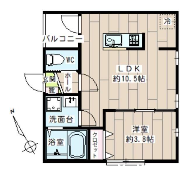 シェソワ東大井（0203） 間取り図画像