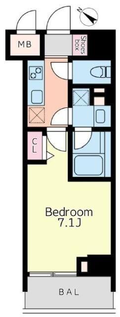 プライマル蒲田（602） 間取り図画像