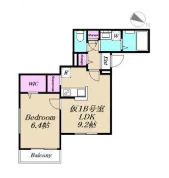 Ｐｅｃｏｒａ　Ｂｉａｎｃａ（1B） 間取り図画像