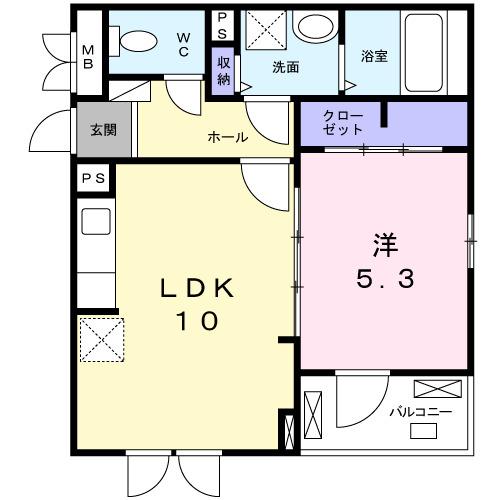シリウスＡ（202） 間取り図画像