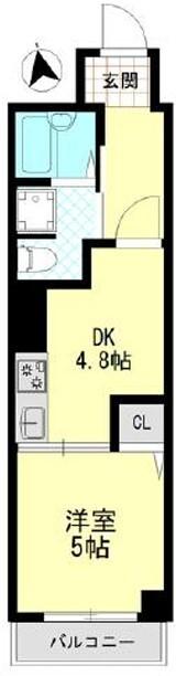 ニックハイム大森海岸（702） 間取り図画像