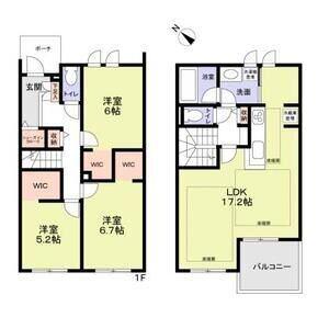 ＲＥＳＩＤＥＮＣＥ　ＫＯＮＯＨＡ（102） 間取り図画像