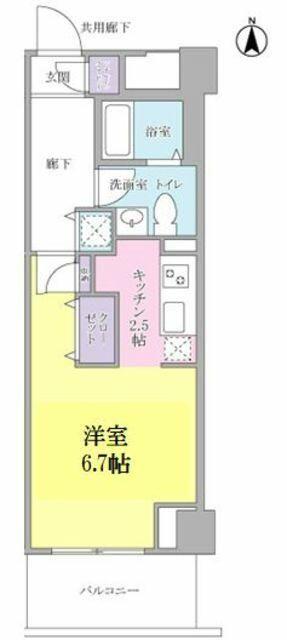 Ｋｉｉｎｕ　Ｂｌａｎｃ　〜キーヌ・ブラン〜（408） 間取り図画像