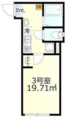 シュテルン蒲田（303） 間取り図画像