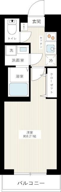 ハーモニーレジデンス東京サウスゲート（101） 間取り図画像