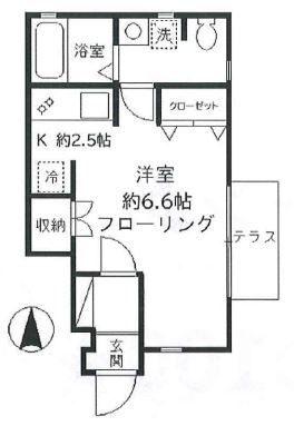 グレース・コート久が原（102） 間取り図画像