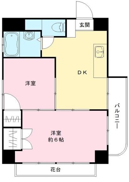 エステート大森（401） 間取り図画像