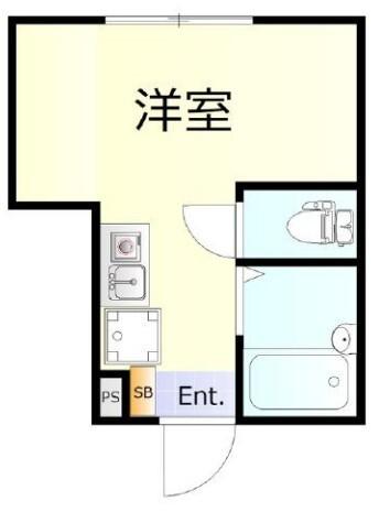 ベストハイム京急蒲田（101） 間取り図画像