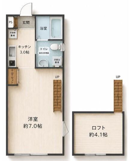 メゾン・ド・カルレ南雪谷（204） 間取り図画像
