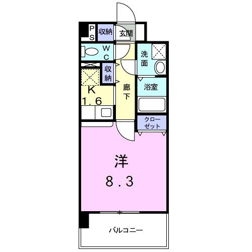 レヴァータ（204） 間取り図画像