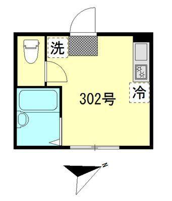 アリエッタ南蒲田（302） 間取り図画像