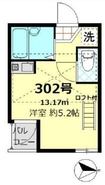 グラシア大森（302） 間取り図画像