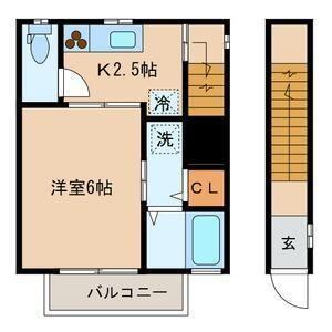 サンシャイン西蒲田（201） 間取り図画像