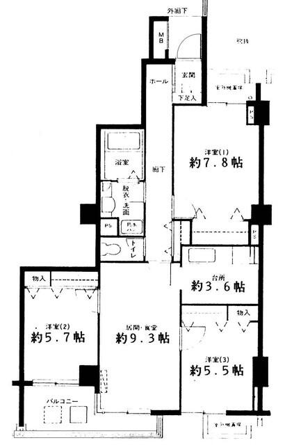  間取り図写真