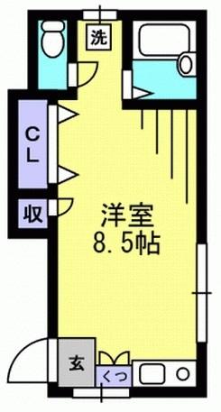 グリーンハイツ 間取り図画像