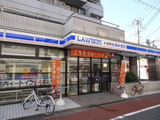 ローソン・スリーエフ東大井店：47m