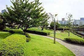 天王洲公園：856m