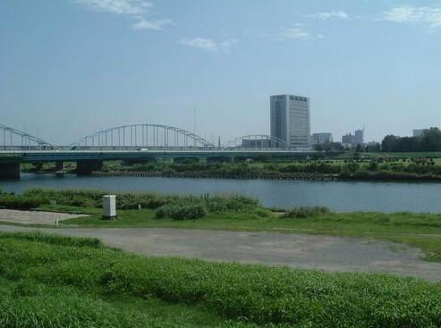多摩川大橋緑地：2951m