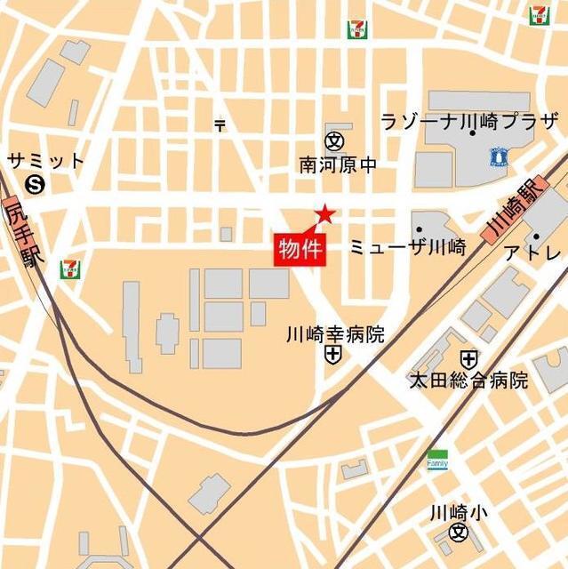 Ｍｏ・ａｉ川崎西口（403） 地形図・案内図