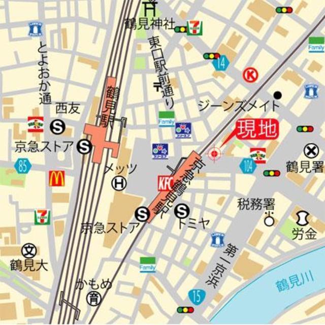 野田屋ビル（902） 地形図・案内図