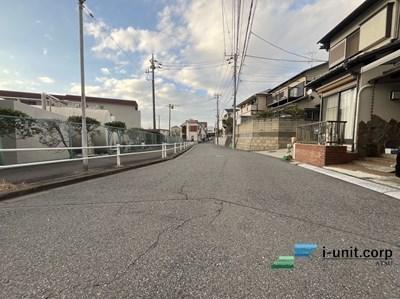 船橋ハイツ　６号棟 前面道路含む現地写真