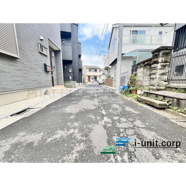 前面道路です。