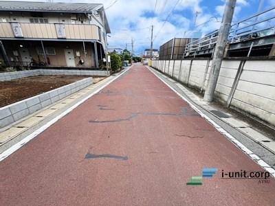 前面道路です。