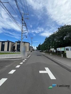 前面道路です。