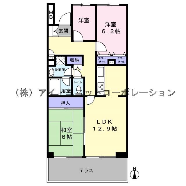 間取図です。