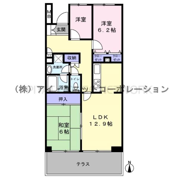 間取図です。
