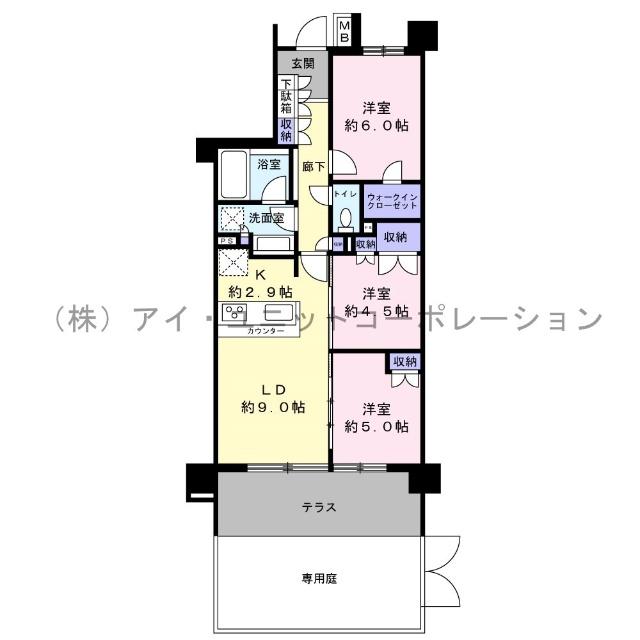 間取図です。
