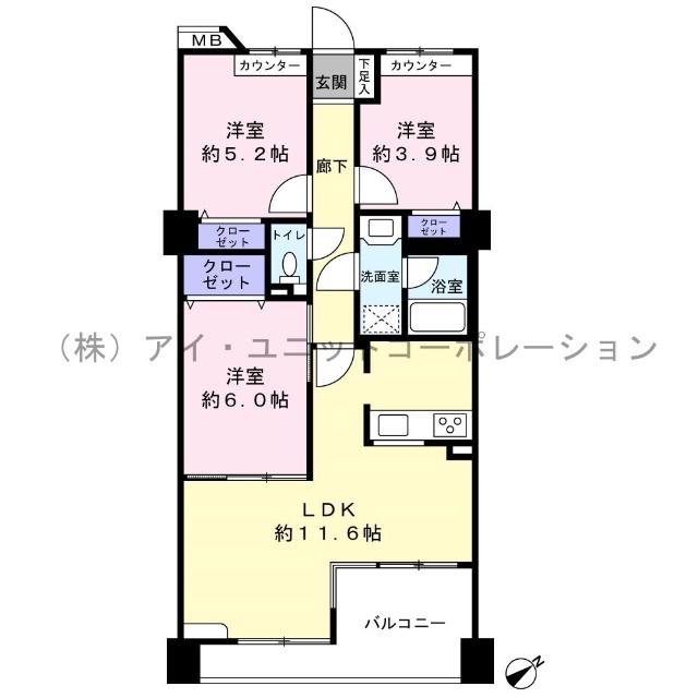 間取り図です。