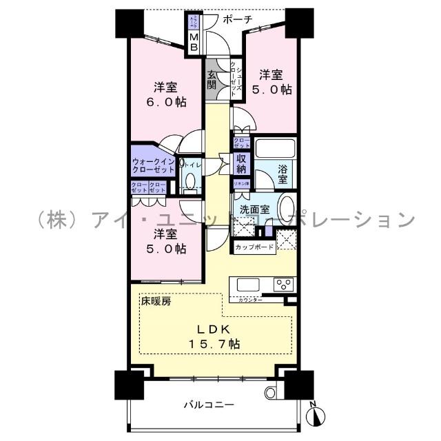 間取図です。