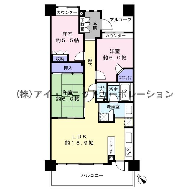 間取りです。
