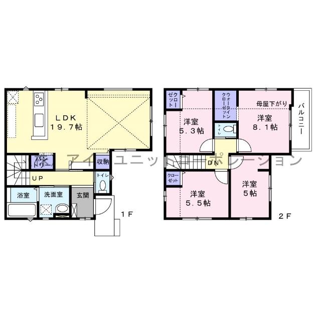 間取図です。