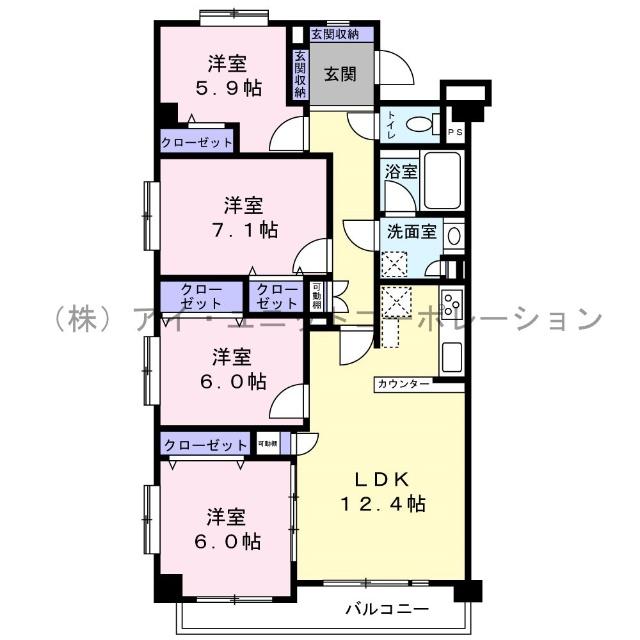 間取図です。