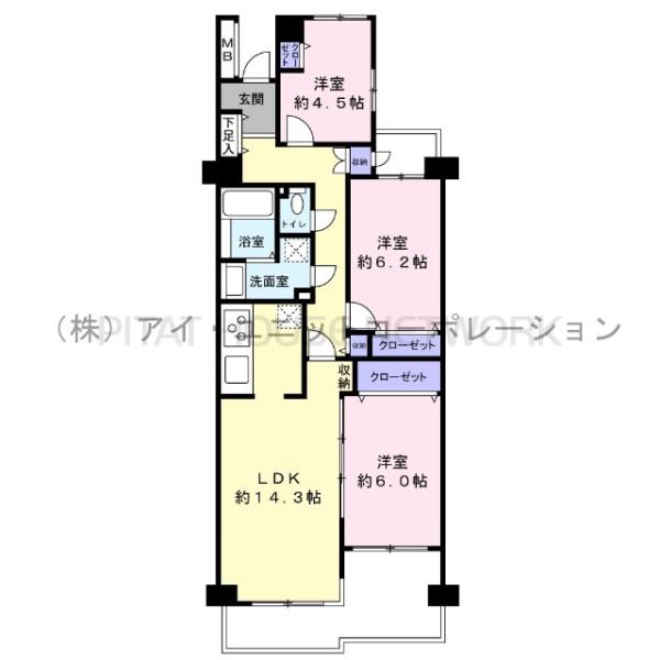 間取図です。