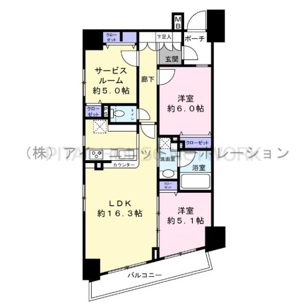 間取図です。