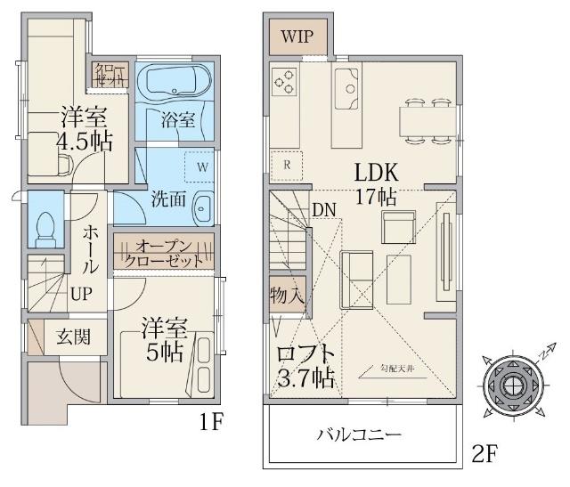 建物面積61.37平米
