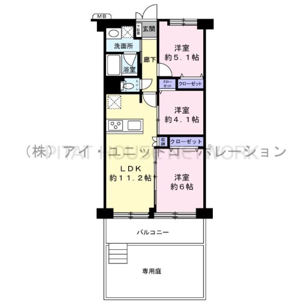 間取図です。