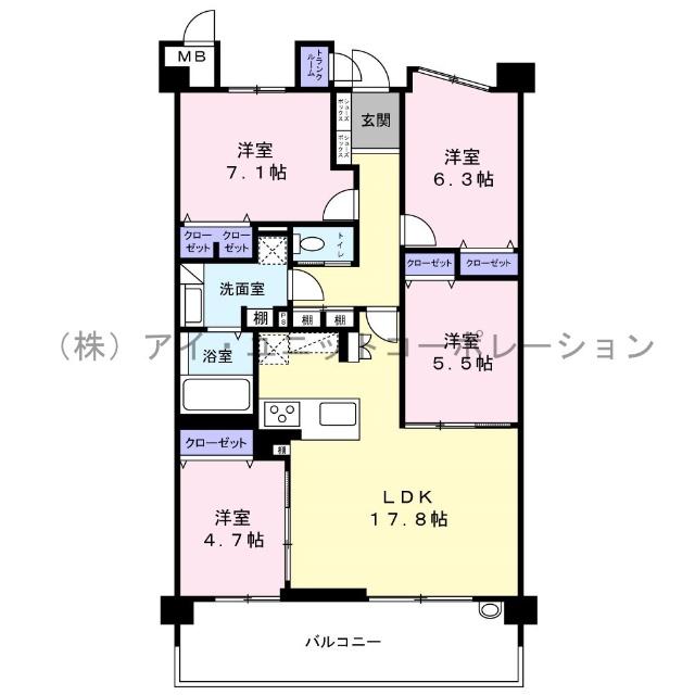 間取図です。