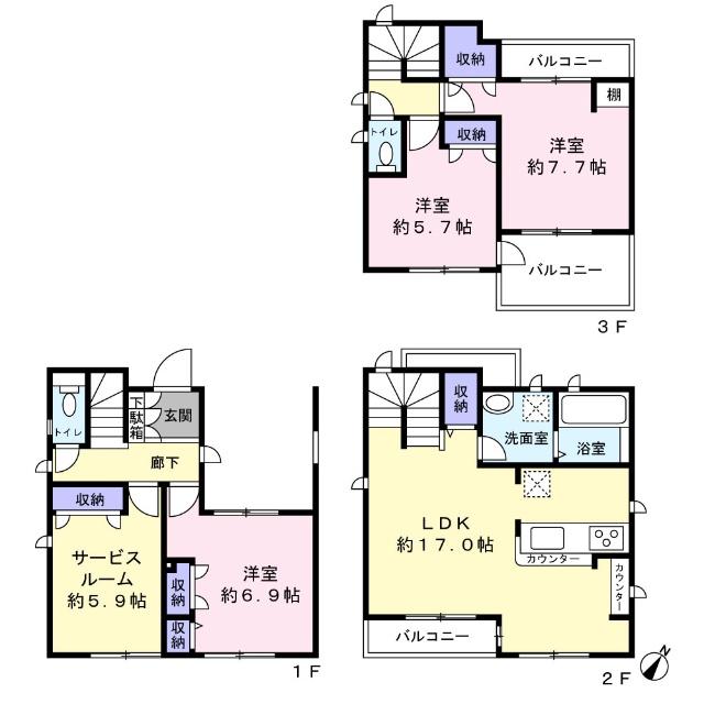 間取りです。