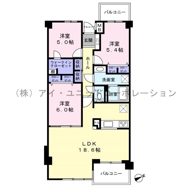 間取り図です。