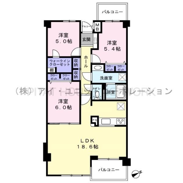 間取り図です。