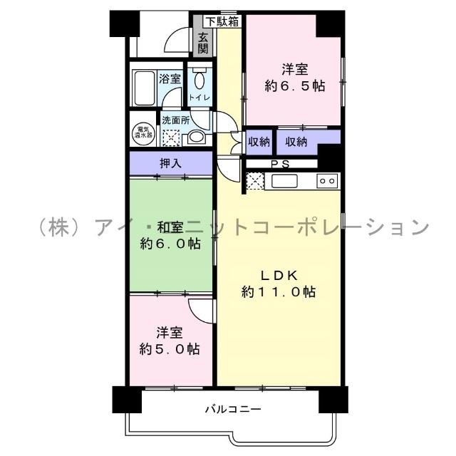 リバブル松戸 間取り図画像