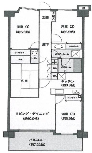 間取図です。