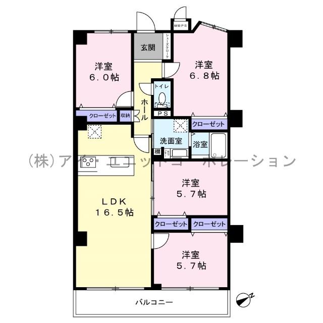 間取りです。