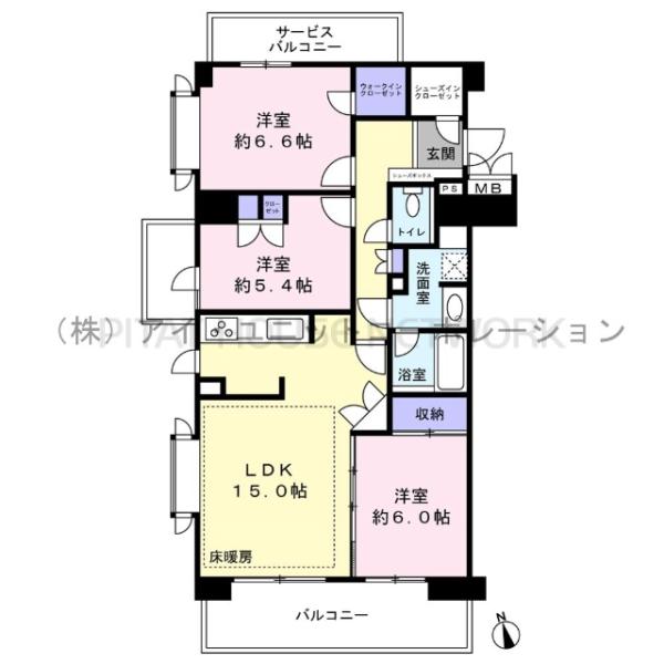 間取り図です。