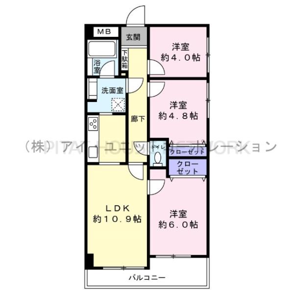 間取図です。